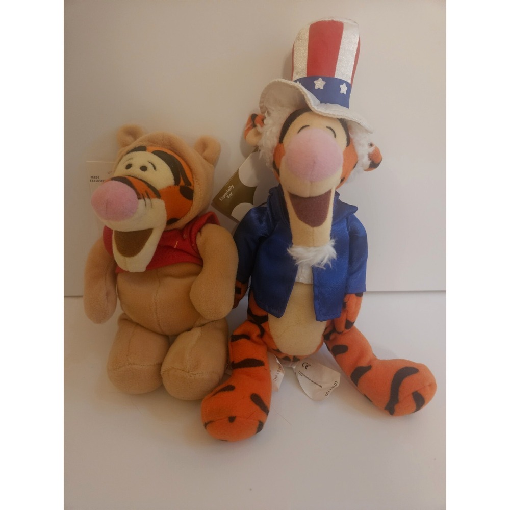 Disney Store Tigger Plush toys lot of 2